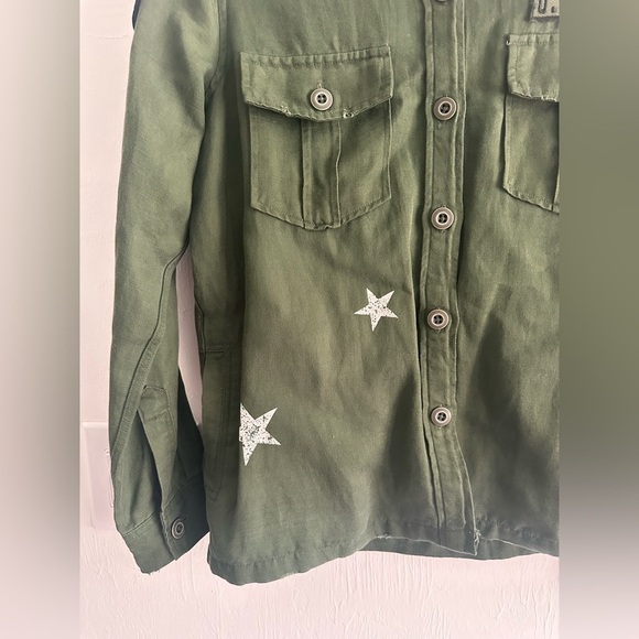 Rails Loren Shirt Jacket in Military Olive Sz XS - Picture 6 of 12